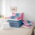 thumbnail image 4 of YST Ombre Geometric Abstract Comforter Set, Modern Wave Dots, 7-Piece, Queen, 4 of 4