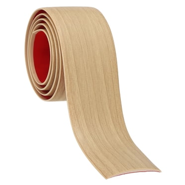 Uxcell Self Adhesive Floor Transition Strip 3.3'x 1.6" Vinyl Oak