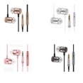 thumbnail image 2 of 3.5mm Port In-ear Super Bass Line Control Earphone Phone Aluminum Alloy Headphone Microphone Wired Headset, 2 of 9