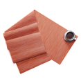 thumbnail image 2 of pdqouc Table Runner Texture Weave Doily Heat Insulation PVC Wedding Party Dining Table Runner for Kitchen Table Dinning Room Hotel Restaurant and Home Use 53.15" x 11.81", 2 of 8
