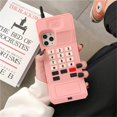 thumbnail image 4 of Case for Silicone Carton Design Cute Cover Fashion Funny Kawaii 3D Skin Protective Accessories Shell Shockproof Scratch Resistant Cases Girls Kids, Pink Retro, iPhone 12mini, 4 of 4