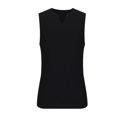 thumbnail image 3 of asjyhkr Mens Workout Tank Tops Sleeveless V Neck Loose Fitting Quick Drying Undershirts Basic T Shirts, 3 of 5