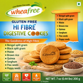 thumbnail image 3 of Wheafree Hi Fibre Digestive Cookies 200g – Gluten Free Multigrain Biscuits, High Fiber Healthy Snack, Wheat-Free Tea-Time Cookies, Vegetarian, 3 of 8