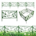 thumbnail image 1 of Garden Picket Fence, Plastic Lawn Edging, Decorative Landscape Border, Weather-Resistant Yard Divider, Easy Assembly Flower Bed Panel, 1 of 9