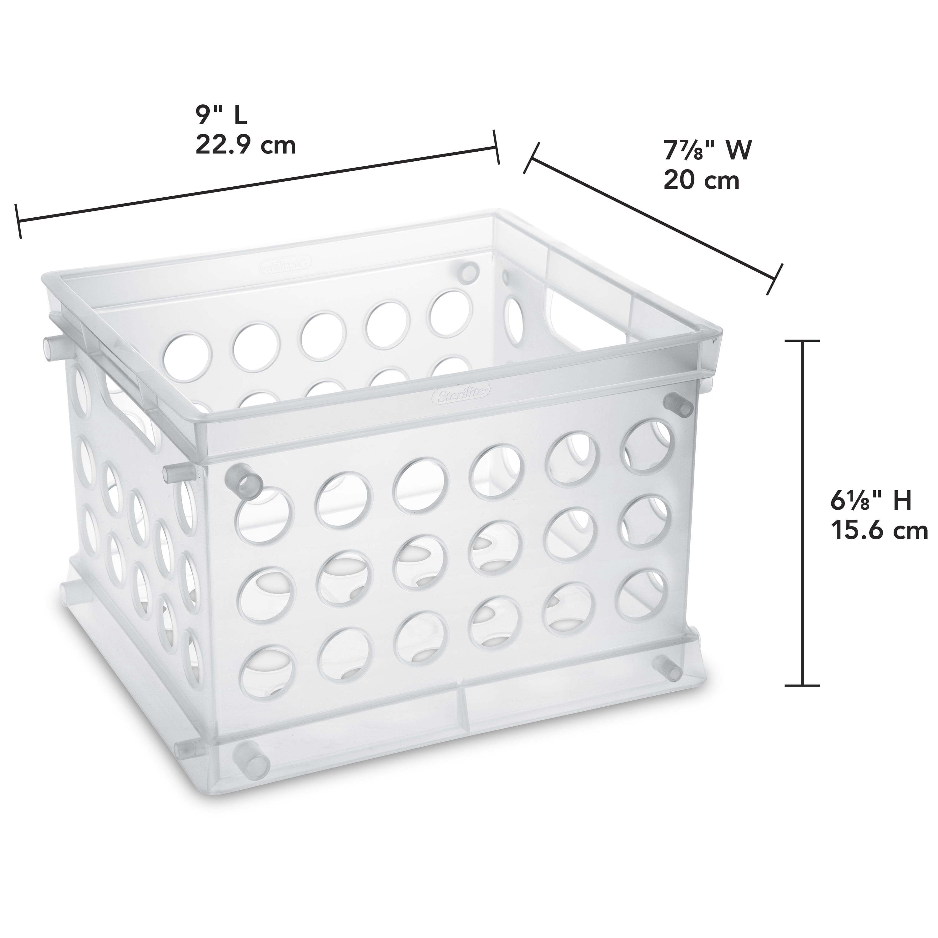 Sterilite petite caisse- transparent