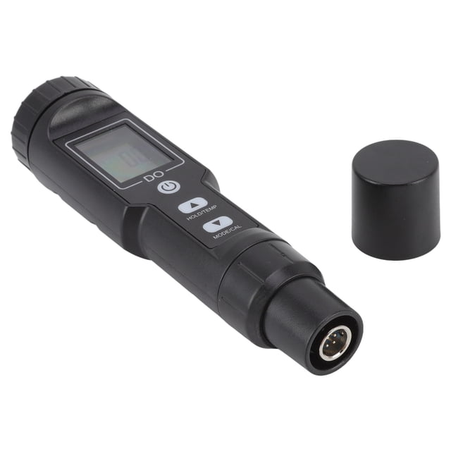DO Meter, High Accuracy Dissolved Oxygen Meter Widely Used Detachable Probe For Pond Without Backlit,with Backlit