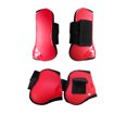 thumbnail image 3 of Fournitures Équestres Équipement de Protection Léger Résistant à l'Usure avec Attache en Nylon Bonne Élasticité Legging Serré Rouge m, 3 of 9