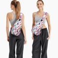 thumbnail image 3 of Exotic Pineapple Print Lightweight Sling Backpack for Travel and Daily Commute, Multi-Layered Storage Crossbody Bag with Tropical Fruit Design for Fashion-Forward Users, 3 of 6