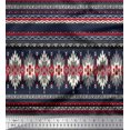 thumbnail image 2 of Soimoi Poly Georgette Fabric Dot & Aztec Panel Print Fabric by The Yard 52 Inch Wide, 2 of 3