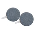 thumbnail image 4 of 2 Pcs Air Stone, Bubble Diffuser Release Tool Aquarium Fish  Air Pump Oxygenation High Temperature Bubble Round Air Stone Accessory, 4 of 8