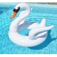 thumbnail image 3 of Bluescape Giant Swan Pool Float, 3 of 6