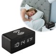 thumbnail image 1 of Digital Clock with Sound Control Function and Date Temperature Display for Wireless Charging in Bedroom and Home, 1 of 7