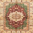 thumbnail image 1 of Ahgly Company Tapis d'Intérieur Carrés Abstraits Jaunes Abstraits pour Aire, 5 Pieds Carré, 1 of 6