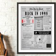 thumbnail image 4 of The Party Post 26th Birthday Party Decorations Poster Born in 1998, 4 of 4