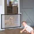 thumbnail image 4 of Barrière Magique pour Chiens Barrière d'Escalier Rétractable Barrière pour Bébé Barrière de Sécurité pour Animaux Filet d'Isolement pour Animaux Grande et Grand Barrière Rétractable pour Animaux pour Séparer Bébé et Animaux, 4 of 5