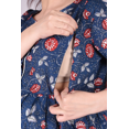 thumbnail image 4 of DWEEP SARA Blue Block Printed Maternity Dress, XL/42, 4 of 5