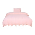 thumbnail image 1 of Unique Bargains Duvet Cover Set Washed Microfiber Bedding 2 Piece Set with Pillowcase Twin, 1 of 10