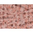 thumbnail image 5 of oneOone Rayon Peach Fabric Geometric Texture Fabric For Sewing Printed Craft Fabric By The Yard 56 Inch Wide, 5 of 5