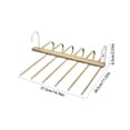 thumbnail image 3 of BRELIL Folding Clothes Hanger, Stainless Steel Trouser Rack, Multi Layer Storage Telescopic Hanger, Horizontal Vertical Two Hanging Drying Rack for Closet Bedroom Laundry Balcony, 3 of 6