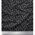 thumbnail image 1 of Soimoi Polyester Crepe Fabric Floral Block Print Fabric by Yard 52 Inch Wide, 1 of 3