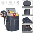 thumbnail image 5 of Retro Checkerboard Cooler Backpack - 20L High-Capacity Insulated Lunch Bag for Camping, Hiking & Outdoor Fun, 5 of 5