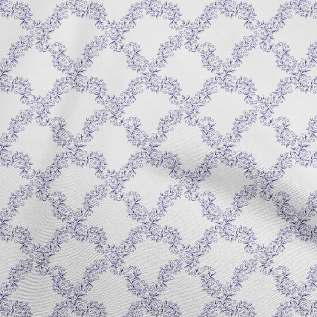 oneOone Silk Tabby White Fabric Asian Block Sewing Craft Projects Fabric Prints By Yard 42 Inch Wide