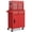 Red, variant on Costway 2 in 1 Tool Chest & Cabinet with Sliding Drawers Rolling Garage Organizer Gray