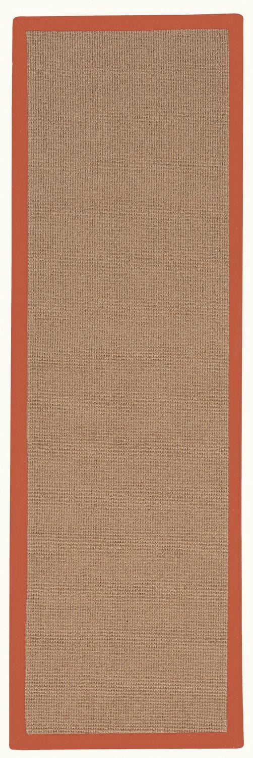 Tapis de couloir Athena liège et orange brûlé 2 pi 6 po x 12 pi