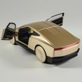thumbnail image 2 of 1:32 Cybercab Robotaxi Driverless Taxi Alloy Metal Diecast Model Car Auto Parts Sales Store Central Control Ornament Decoration Gold, 2 of 6