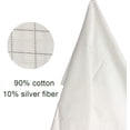 thumbnail image 4 of Grounding Sheet 10% Silver with Grounding Cord Native Cotton for Better Sleep Healthy (26x 52 Inch), 4 of 5