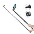 thumbnail image 1 of Tripod Extension Pole,  Selfie Stick Carbon Fiber 6 Section Extendable Bike Motorcycle Accessories  for SLR Camera Stabilizer, 1 of 7