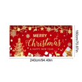 thumbnail image 3 of Drapeau de Garage de Noël Extra-Grand 480x180 cm pour Décoration de Porte Extérieure - Bannière en Polyester Résistant aux Intempéries pour Fêtes Festives, Rassemblements des Fêtes et Présentation de Toile de Fond Saisonnière, 3 of 6