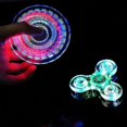 thumbnail image 3 of Glowing LED Light Fidget Spinner Hand Top Spinner Glow in the Dark Light EDC Fidget Spinner Finger Stress Relief Toy, 3 of 5