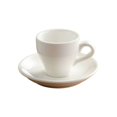thumbnail image 1 of Ceramic Espresso Cups 2.5oz, Dishwasher & Microwave Safe, White, 1 of 5