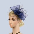 thumbnail image 4 of Couvre-chef Femme Rétro Fête Dîner Couvre-Chef Fleur Chapeau Mariée Couvre-Chef Européen et Américain Fleur, 4 of 4