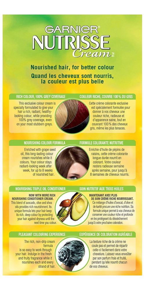 Garnier Nutrisse Ultra Crème, Coloration Permanente, Longue-Durée, 1 unité