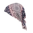 thumbnail image 1 of Turban Chimiothérapie Cancer Musulman Floral Extensible Foulard de Tête Tête de Mort Couvre-Chef Taille Unique, 1 of 7