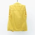 thumbnail image 4 of WRKEKC Vestes pour Femmes Tendance, Trench pour Femmes, Veste Sans Manches Unie de Printemps pour Femmes, 4 of 5
