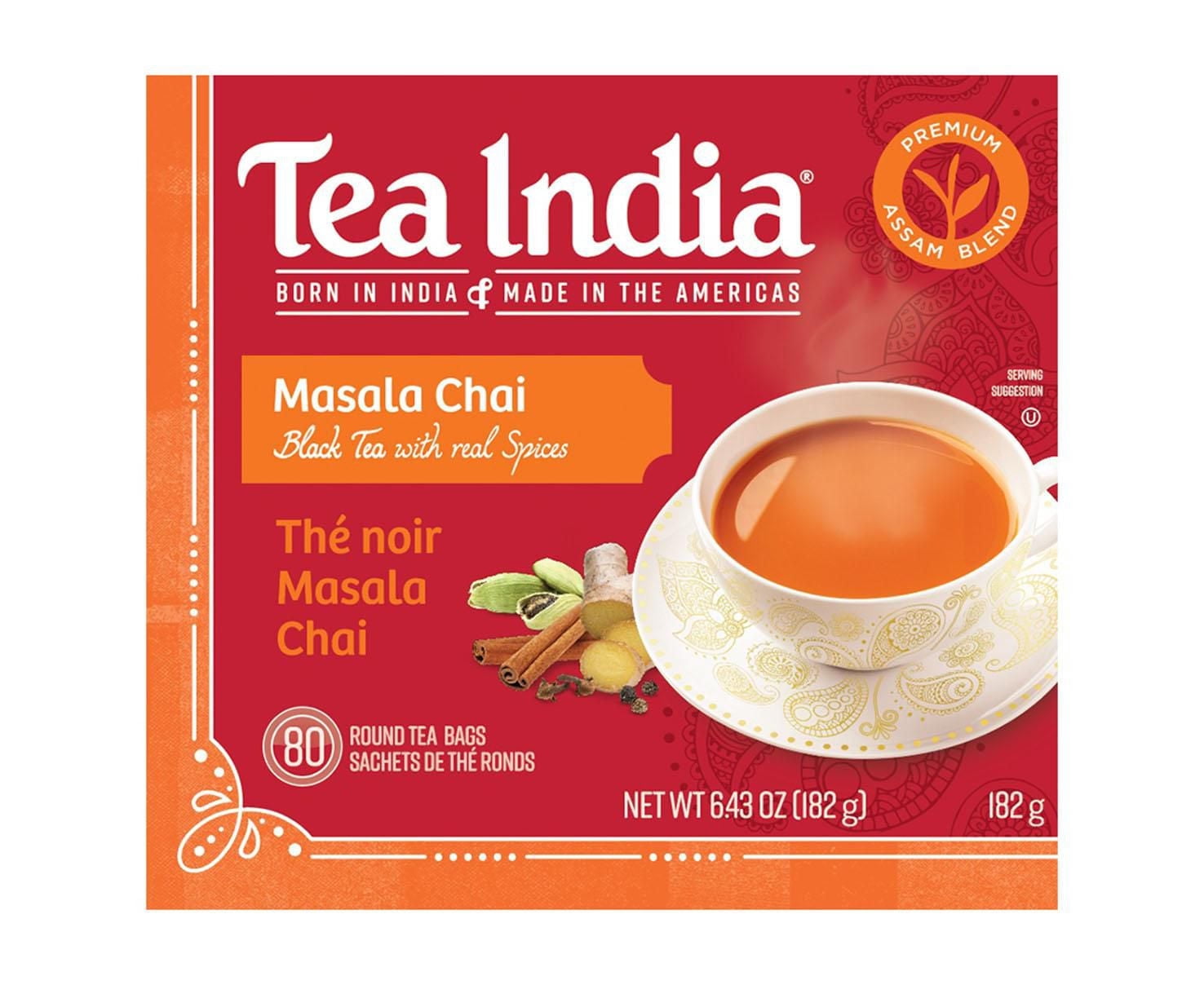 Tea India Masala Chai, 80 Tea Bags
