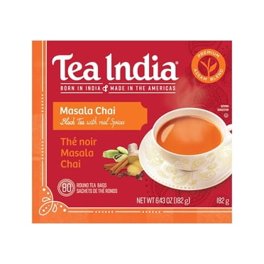 Tea India Masala Chai, 80 Tea Bags