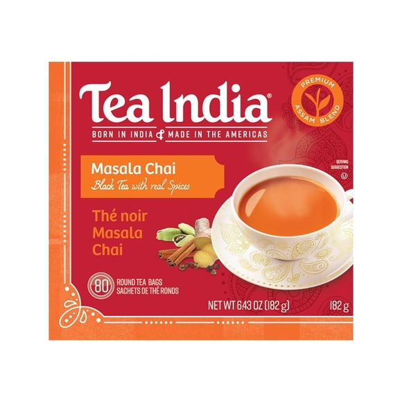 Tea India Masala Chai, 80 Tea Bags