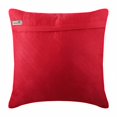 thumbnail image 3 of The HomeCentric Housses de Coussin, Lot de 2, Housses de Coussin 22x22 Pouces (55x55 cm), Housses de Coussin Décoratives Rouges, Housses de Coussin Unies Texturées à Plis Pincés, Carré en Faux Suède de Pâques - Rouge Contemporain, 3 of 3