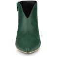 thumbnail image 2 of Unique Bargains Bottines à Talons Aiguilles Découpées pour Femmes, 2 of 6