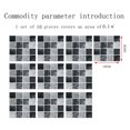 thumbnail image 3 of 10PC 3D Crystal Tile Stickers | DIY Wall Decor | Sparkling Crystal , Self-adhesive Installation, Waterproof Protection, Scratch-Resistant , Ideal for Living Room, Kitchen & Bathroom Walls, 3 of 9