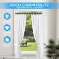 thumbnail image 3 of Tension Curtain Rod Black Tension Rod 28 To 48 Inch Spring Curtain Rod Non Slip Tension Rods 3pcs For Windows No Drilling Adjustable Tension Rods of Curtain Window Closet Kitchen Wardrobe, 3 of 6