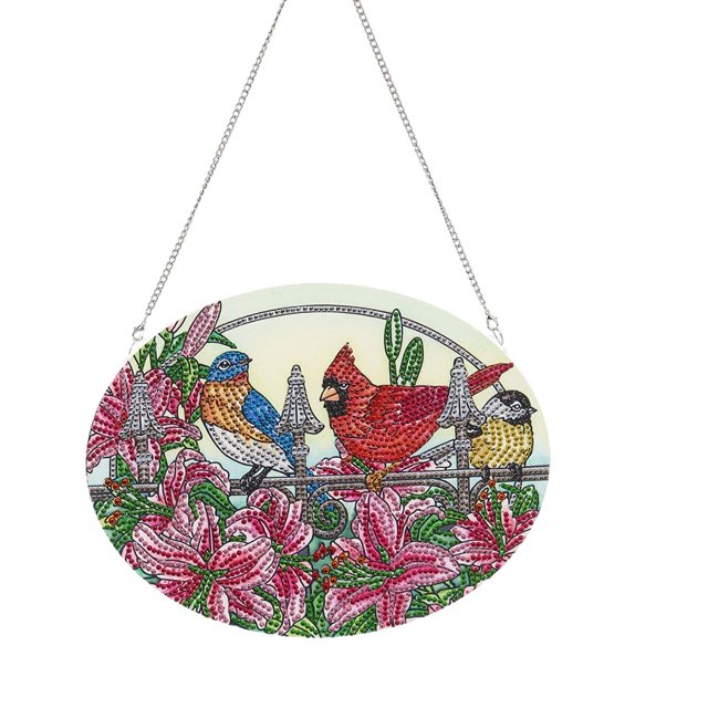 tredstone Made With Acrylic Diamond Painting Adds Elegance To Home Decor Diamond Art Window Pendants Sign