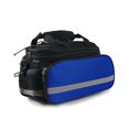 thumbnail image 2 of Rear Seat Bag Expandable MTB Bike Rack Bag Cycling Luggage Carrier Trunk Bag with Rain Cover, 2 of 6