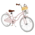 thumbnail image 1 of Prorider 20" Kids Bike with Height Adjustable Handlebar & Seat Hand Brake & Coaster Brake Pink, 1 of 10