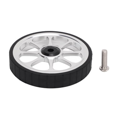 Roue Facile pour Vélo Pliant, Roulement Plus Fluide Roue Facile 82 mm Belle Apparence pour Vélo Pliant Argent
