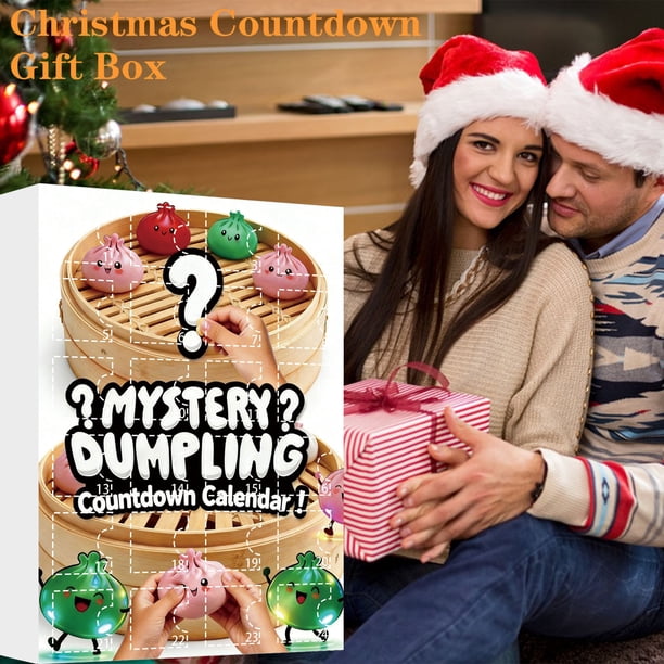 Jouet anti-stress à collectionner - Raviolis Squishy Dumpling Mystère à découvrir - Multicolore - Enfant - 0.00